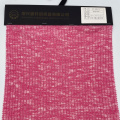 Polyester Blend Melange Knitted Rib Fabric